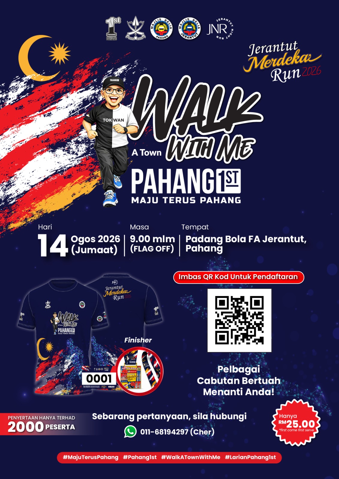Merdeka Night Run Jerantut
